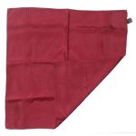 Maroon silk pocket square