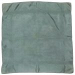 Dark green silk pocket square