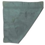 Dark green silk pocket square