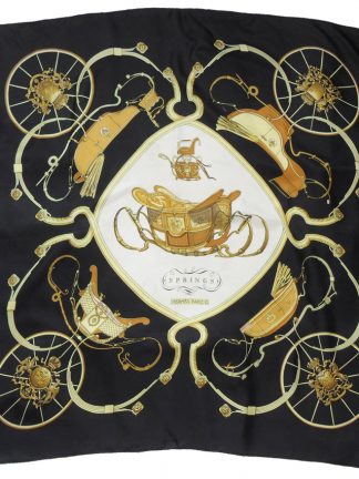 Hermes Springs design silk scarf by Philippe Ledoux