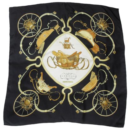 Hermes Springs design silk scarf by Philippe Ledoux