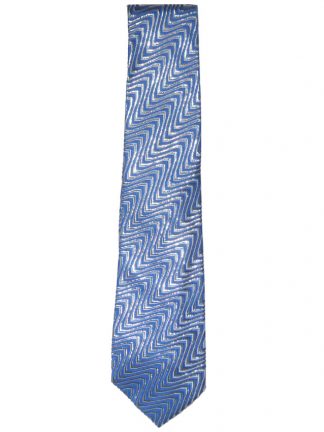 Paul Smith Blue and Silver Tie