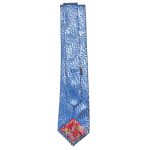 Paul Smith Blue and Silver Tie