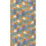 Nazareno Gabrielli silk tie with a design of buildings