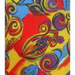 Claudius Como bright design silk tie