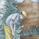 Lloyd Attree and Smith golfer design silk tie