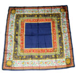 Heraldry design silk scarf