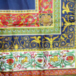 Heraldry design silk scarf