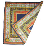 Heraldry design silk scarf