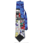 Gallery Collection by Christina Desiree Wrigley Field Chicago silk tie