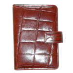 Sovereign by Microfile brown leather personal organiser