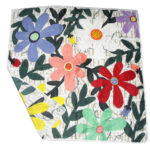 Georges Rech floral design silk scarf