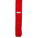 Drakes London red silk knit tie