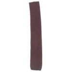 Lock & Co brown silk knit tie