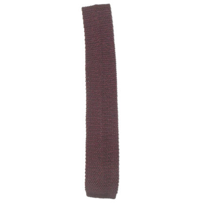Lock & Co brown silk knit tie