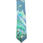 Dunford Wood Oxford hand painted silk tie