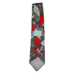 Jakes Makes by Stephano Gils patchwork design silk tie