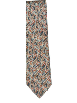 Joseph Abboud, USA, silk tie in a red, blue and grey design