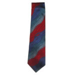 Blades Savile Row silk tie iwith a red, green, blueand grey design