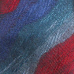 Blades Savile Row silk tie iwith a red, green, blueand grey design