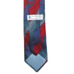 Blades Savile Row silk tie iwith a red, green, blueand grey design