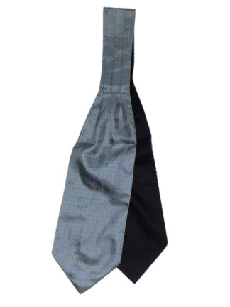 Blue Silk and Cotton Cravat