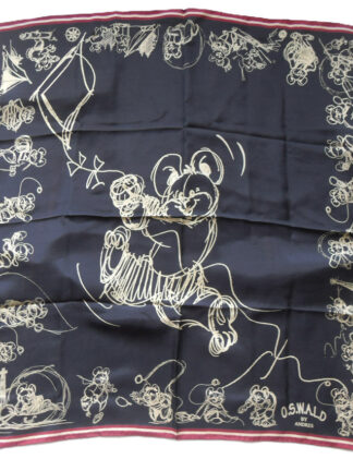 OSWALD by Andres cartoon design silk scarf