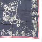 OSWALD by Andres cartoon design silk scarf