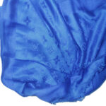 Louis Vuitton blue wool shawl with the LV logo repeated