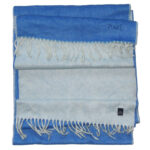 Piaget, Italy, blue cashmere scarf