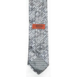 Missoni silver and grey design silk tie