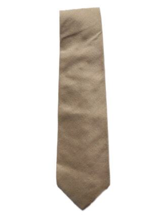 Calvkin Klein pale gold textured silk tie