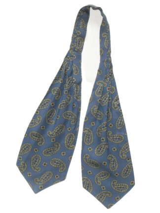 Tootal blue paisley design cravat
