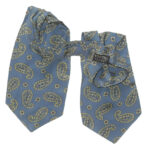 Tootal blue paisley design cravat