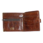 Hudson's goatskin brown wallet