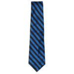 Chaps Ralph Lauren blue and black diagonal stripe silk tie