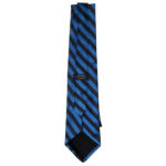 Chaps Ralph Lauren blue and black diagonal stripe silk tie