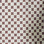 Harrods by Michelsons brown and cream design silk tie
