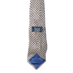 Harrods by Michelsons brown and cream design silk tie