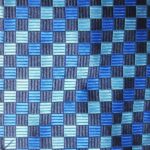 Richel blue cjeckl textured silk tie